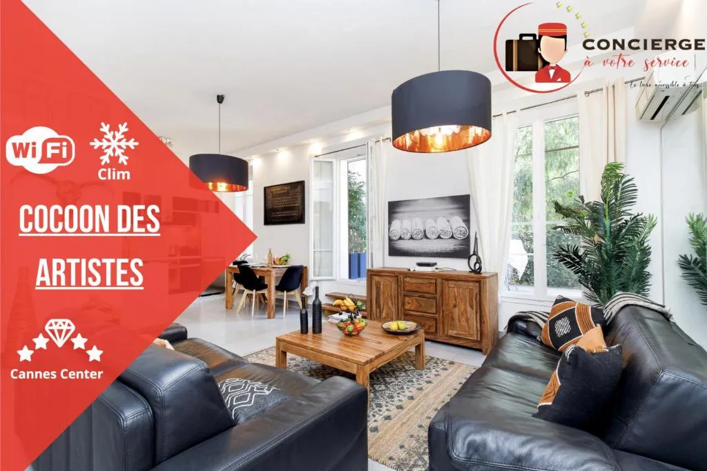 Image of Le Cocon des Artistes – Coeur de Cannes – Spacieux – Terrasse – Clim