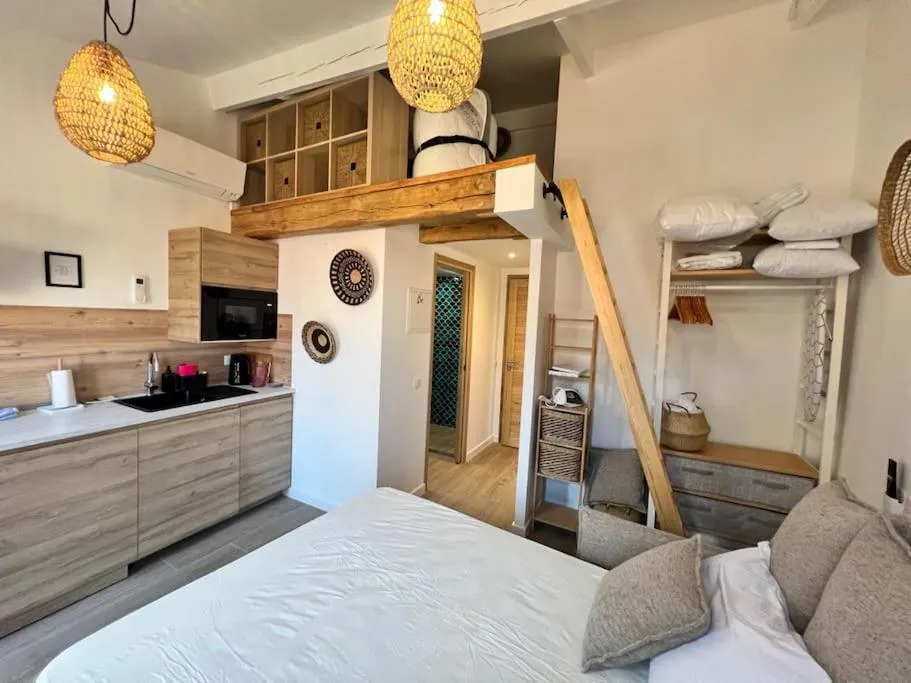 Image 2 of Les Appartements de Nana 10 – Studio hypercentre, Rue Meynadier, Palais & Plage, clim, wifi