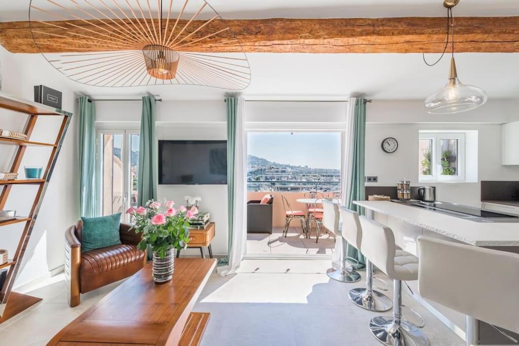 Image of Facing old Port of Cannes Duplex WOW this view