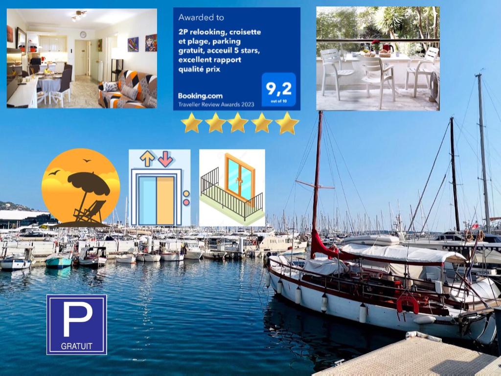 Image of Offre Spéciale Plage Ete séjour supérieur 12j , 2P Croisette, grande Terrasse, Parking gratuit, Calme, Accueil 5 étoiles, Excellent rapport qualité-prix