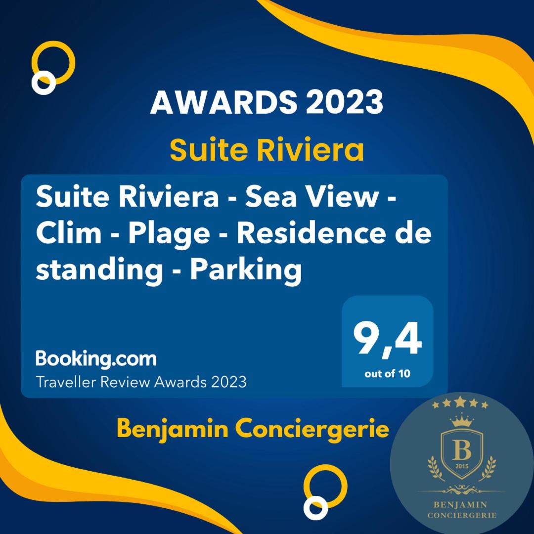 Image 4 of Suite Riviera – Sea View – Clim – 50M Plage – Residence de standing – Spacieux 180 M2 – Parking